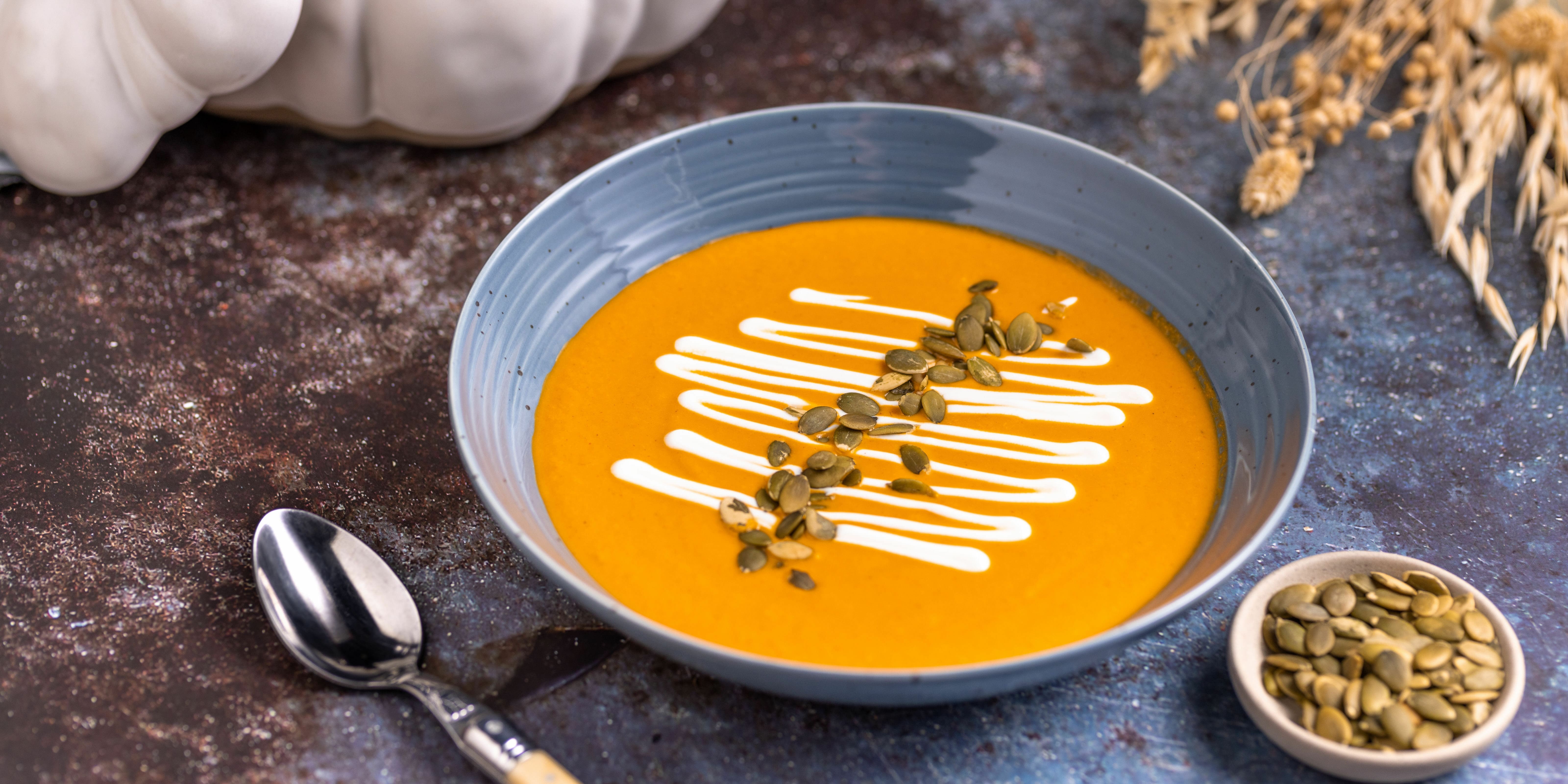 Creamy pumpkin soup