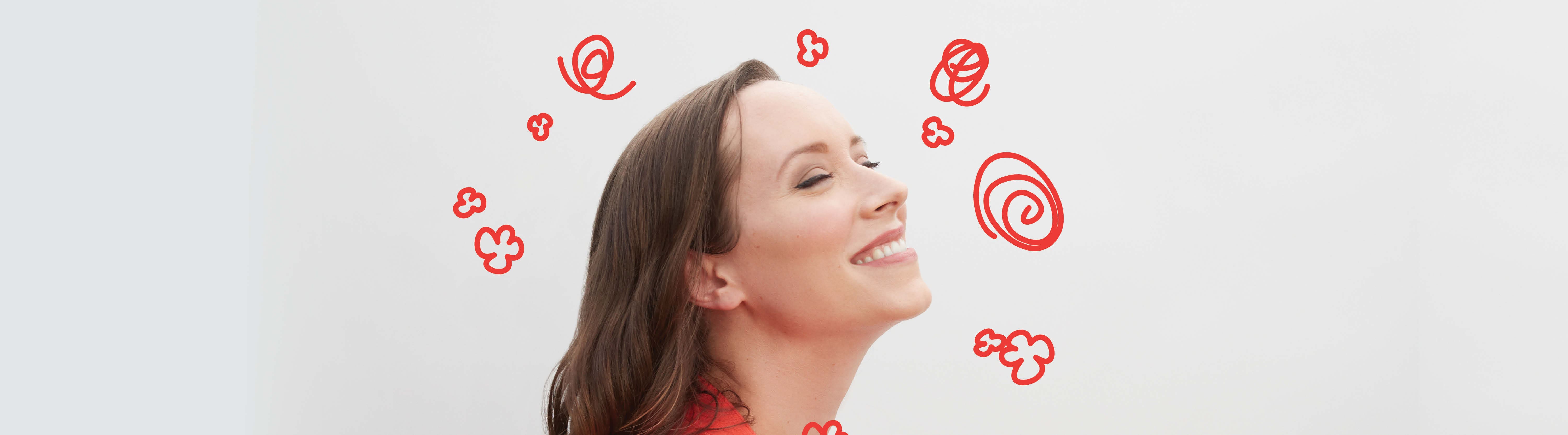 Woman smiling
